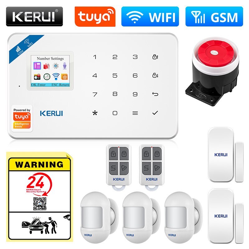 Wireless Motion Detector Burglar Alarm System