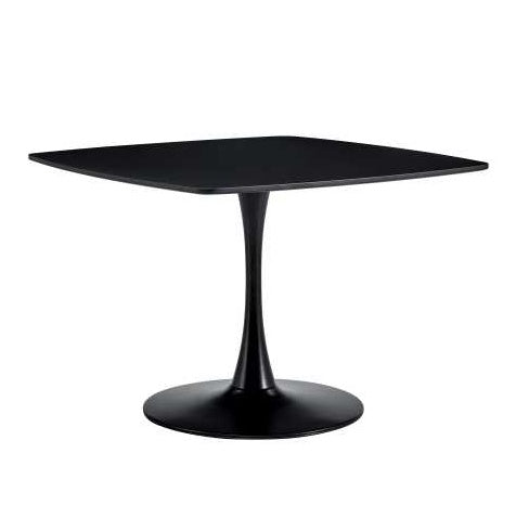Fiberboard Black Dining Table