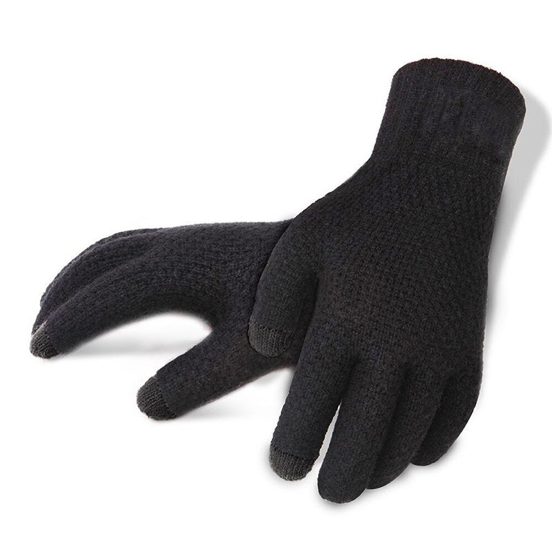 Men's Knitted Touchscreen Gloves