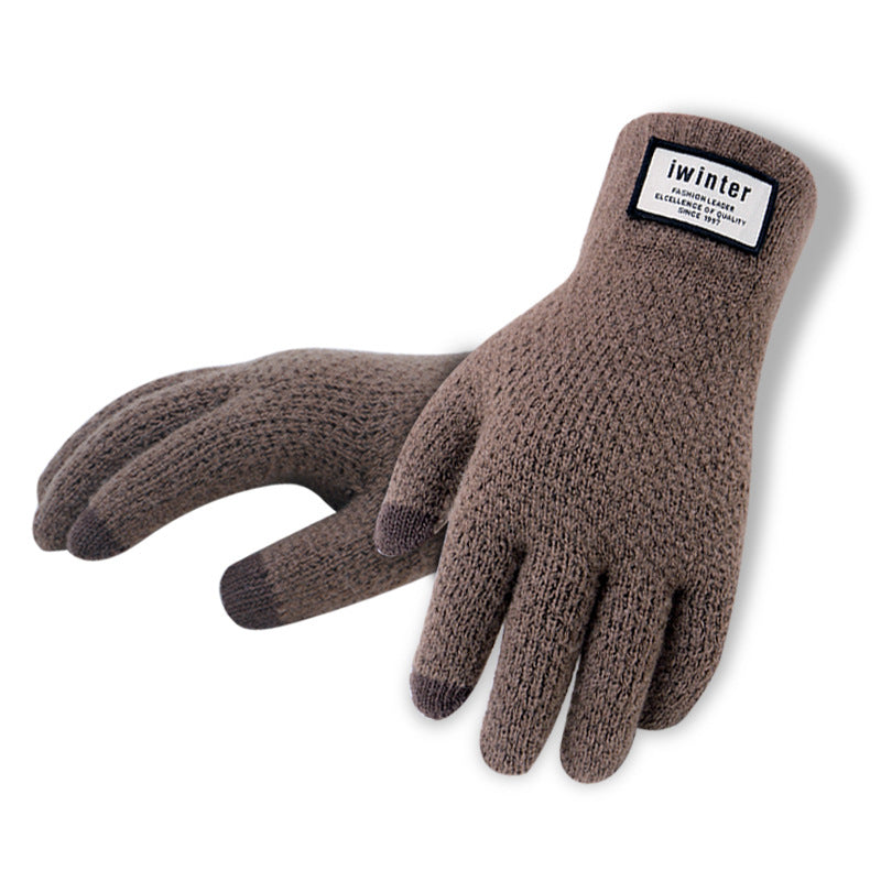 Men's Knitted Touchscreen Gloves