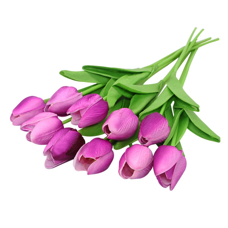 Artificial Tulip Flower Set 10 Pcs