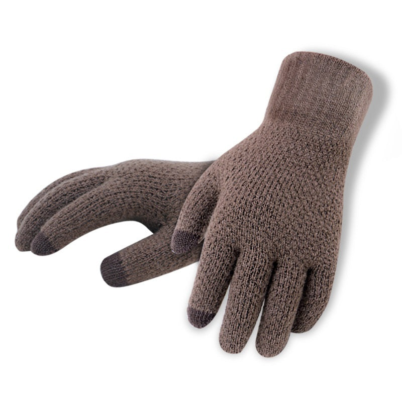 Men's Knitted Touchscreen Gloves