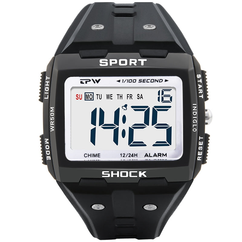 Men's 5ATM Waterproof Sports Watches