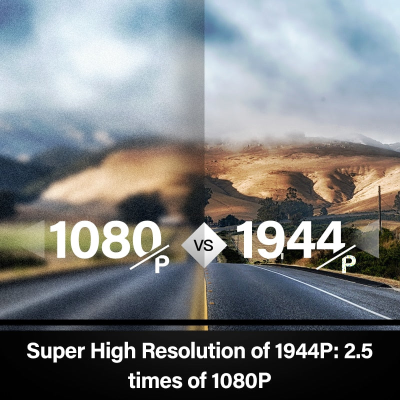 1944P GPS Voice Control Dash Cam