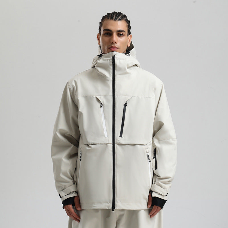 Waterproof Padded Breathable Loose Ski Coat