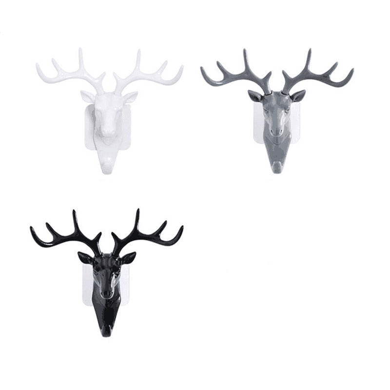 Vintage Deer Wall Hanging Hook