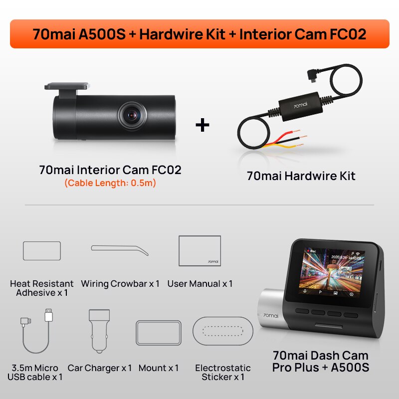 1944P GPS Voice Control Dash Cam
