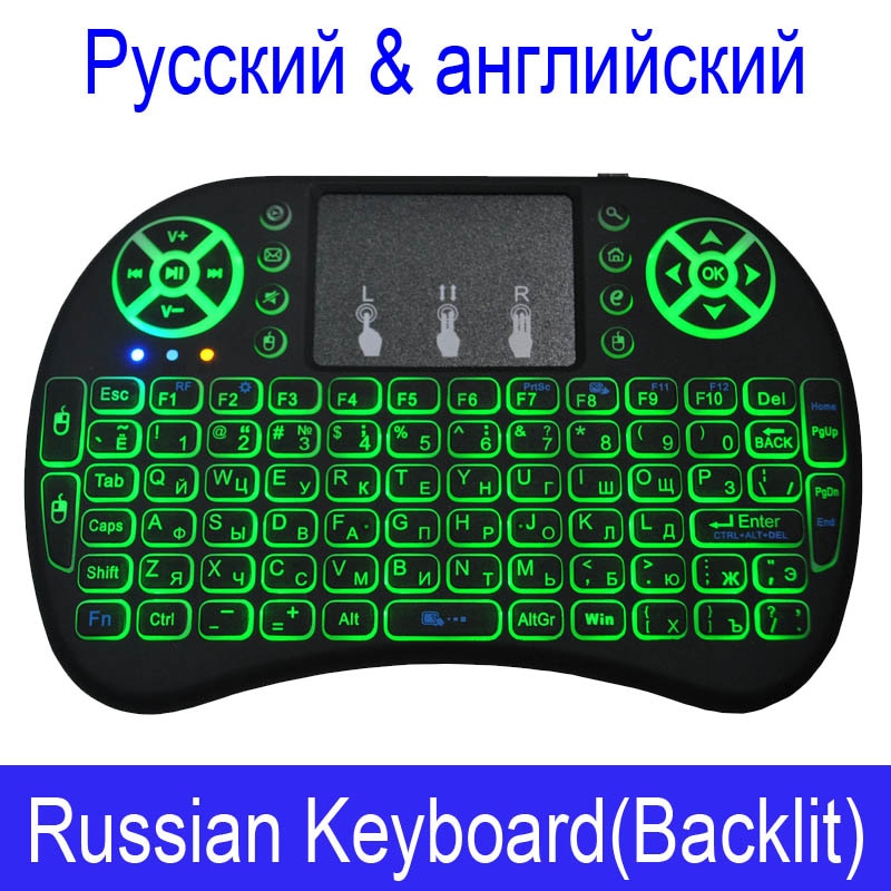 Mini Wireless Keyboard with Touchpad Remote Control