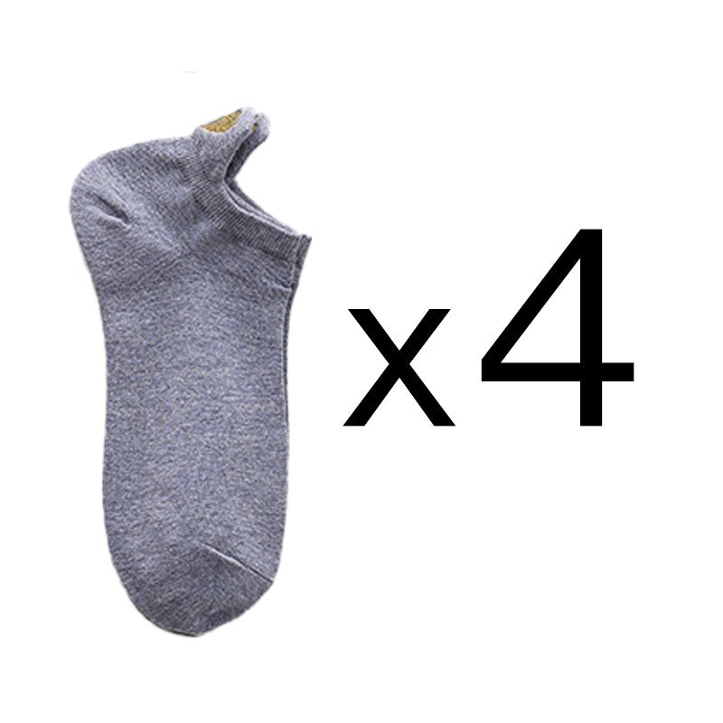 Women's Short Socks 4 Pairs Set