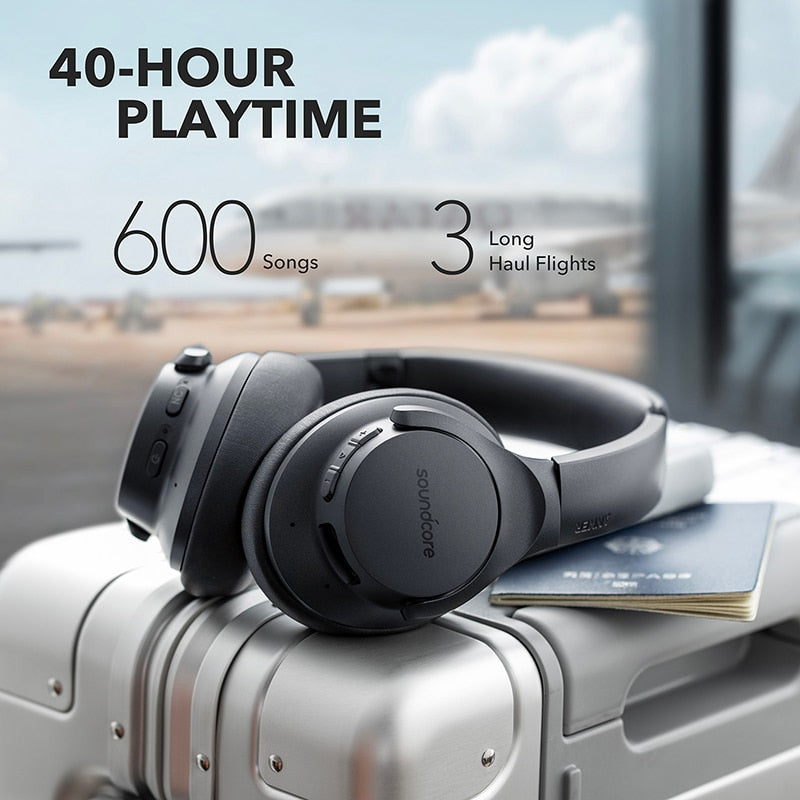 Active Noise Cancelling Wireless Bluetooth Headphones