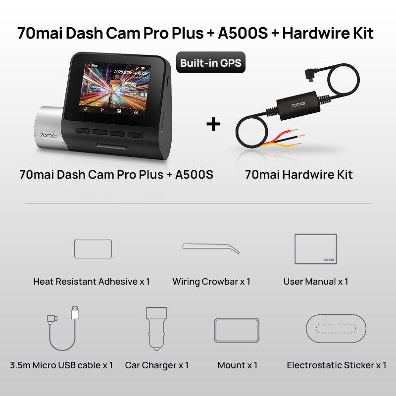1944P GPS Voice Control Dash Cam