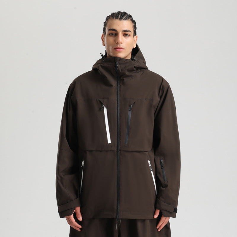 Waterproof Padded Breathable Loose Ski Coat