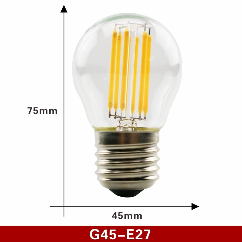 Retro Style Glass Edison LED Filament Bulb