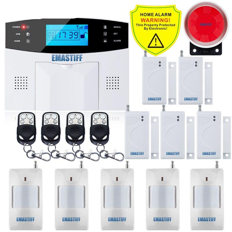 IOS Android APP Wired Wireless Home Security System
