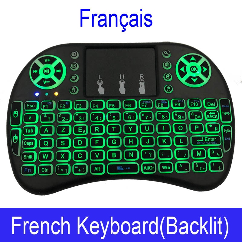 Mini Wireless Keyboard with Touchpad Remote Control