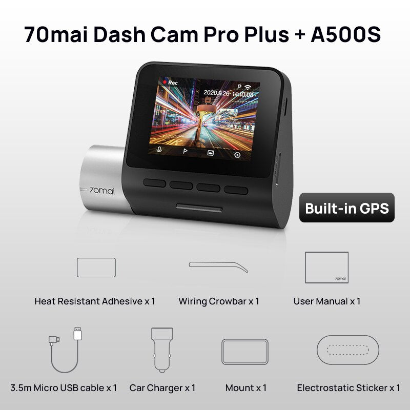 1944P GPS Voice Control Dash Cam