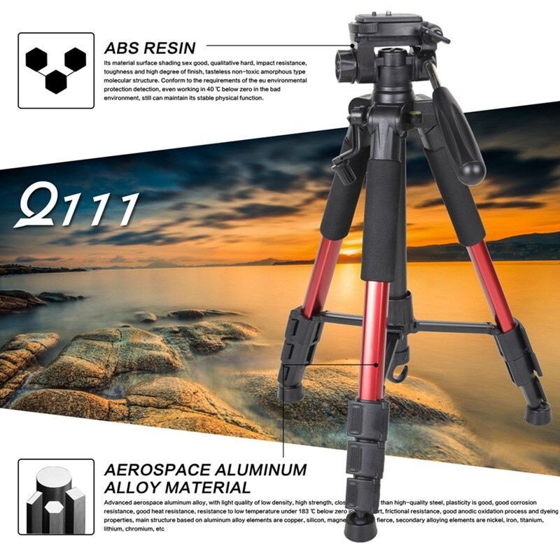 Professional Travel Aluminum Camera Tripod Stand
