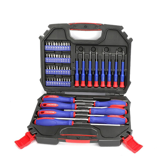 Large Screwdrivers and Heads Set with Box