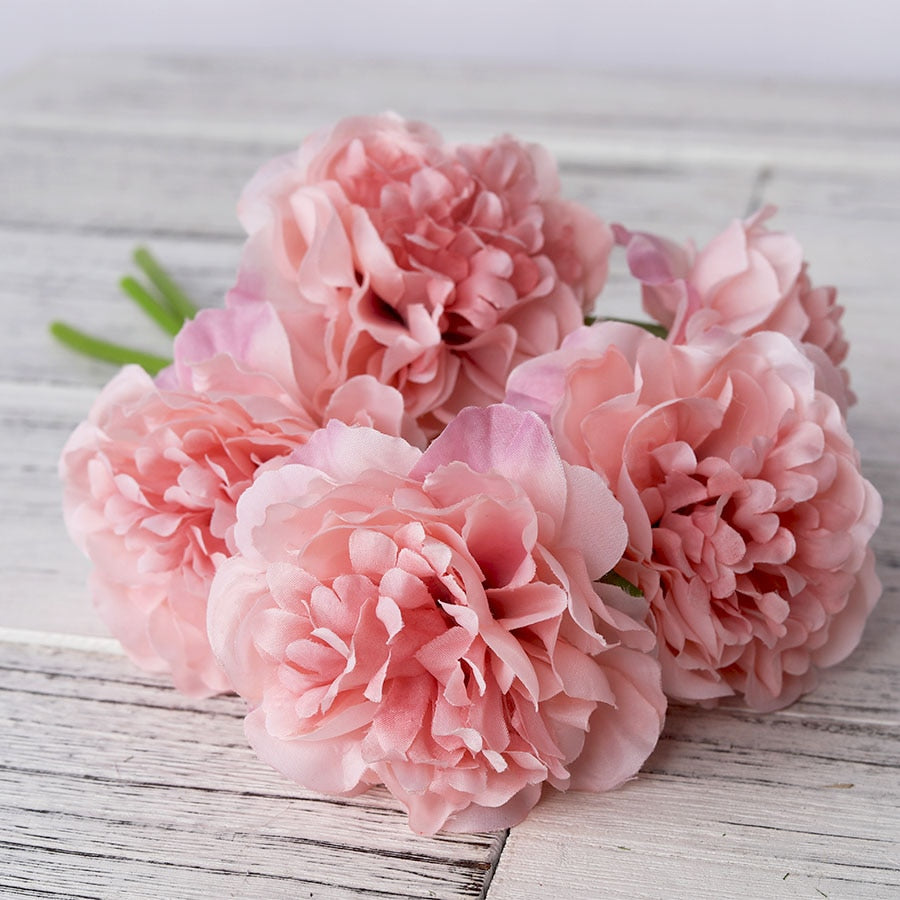 Artificial Peony for Home Decor 5 pcs Set