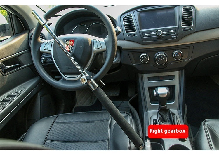 Motor Steering Wheel Lock Car Adjustable Telescopic Security Lock Safety Lock Car Safety Hammer