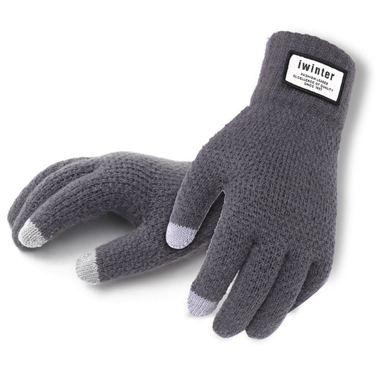 Men's Knitted Touchscreen Gloves