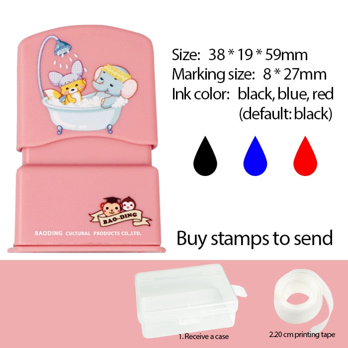 Kid's Name Seal Stamp
