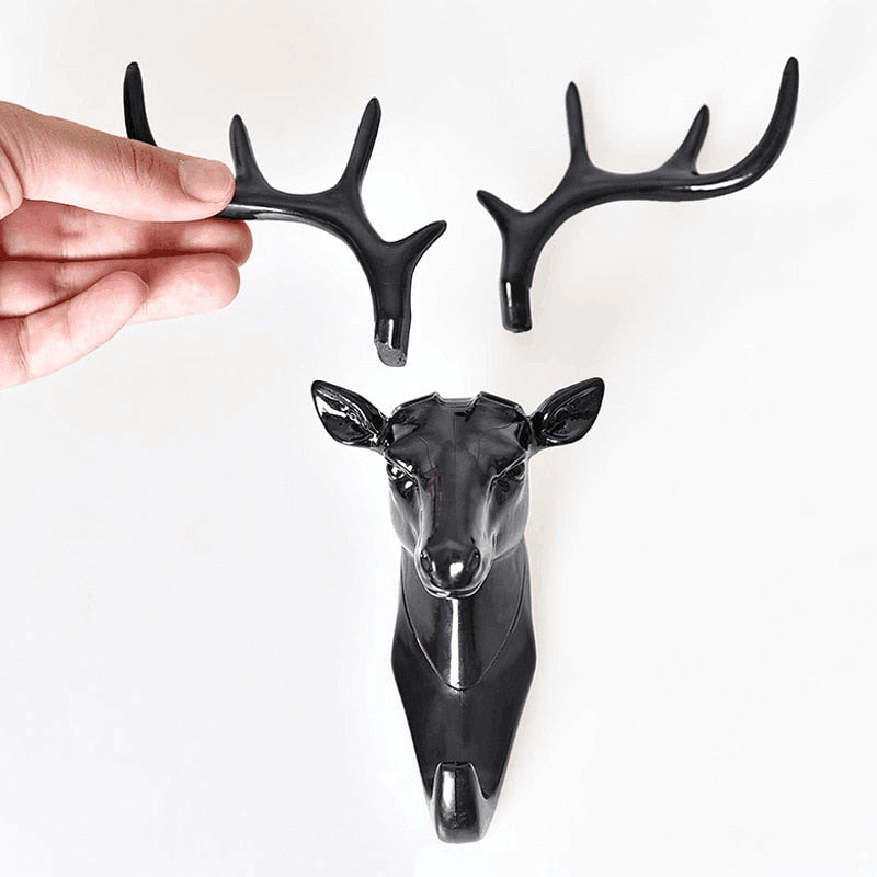 Vintage Deer Wall Hanging Hook